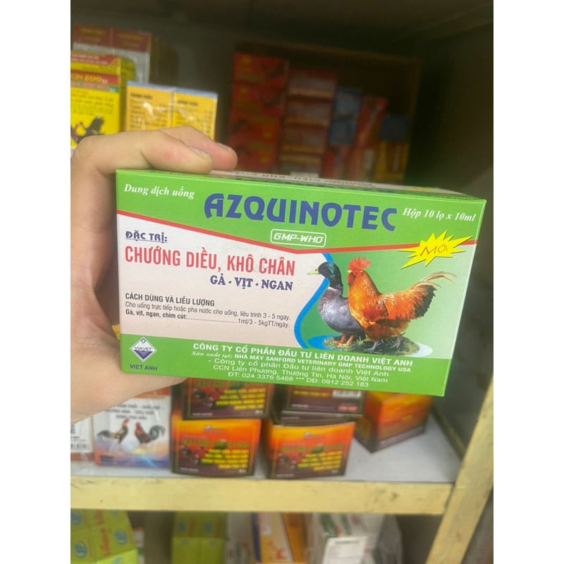 Azquinotec Chướng diều khô chân