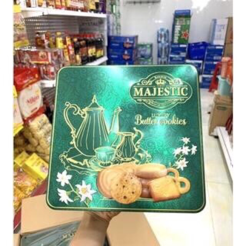 Bánh quy bơ MAJESTIC bình trà