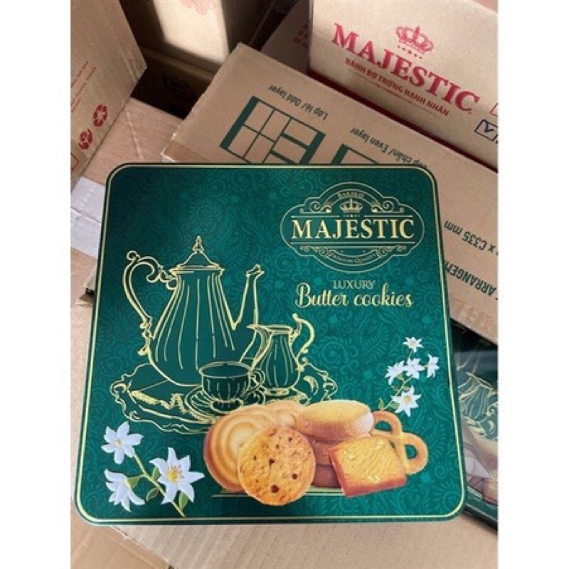 Bánh quy bơ MAJESTIC bình trà