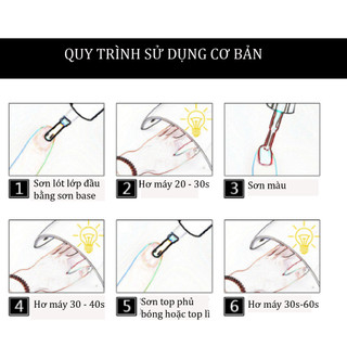 Sơn gel màu cam đất  colour gel hàn quốc