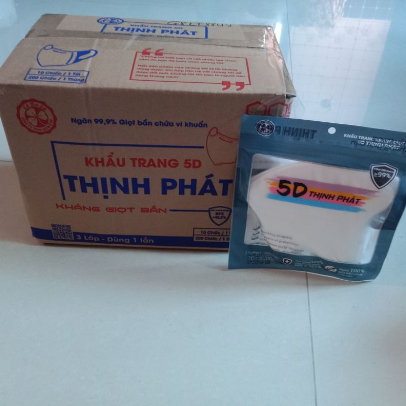 200 Chiếc khẩu trang 5d thịnh phát