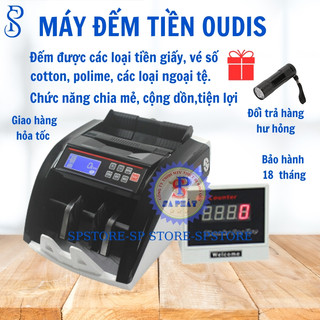 Máy đếm tiền OUDIS- 3500V, công nghệ Mỹ,đếm chính xác số lượng tờ, siêu bền, mẫu mới 2022