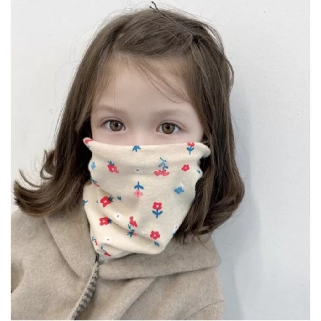 Khăn quàng cổ cho bé, khăn ống cotton nhiều hình dễ thương cho bé trai và bé gái