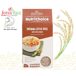 Gạo Lứt Jasmine Hương Lài Hạt Chia Lotus Rice NutriChoice - Rice&Rice