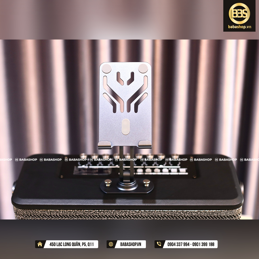 Loa karaoke xách tay Temeisheng GD66-82, Hàng cao cấp âm thanh HiFi 180 độ + Kèm 2 mic hút âm