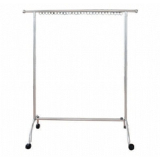 Sào phơi inox đơn Ngọc Tiến có bánh xe chắc chắn
