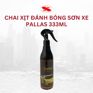 Chai xịt hoá chất đánh bóng sơn xe ô tô, xe máy Pallas 333ml BS700