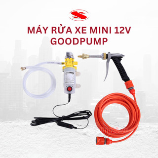 Máy tăng áp rửa xe 12V, máy rửa xe, sân vườn, nhà cửa mini 12v GP-12B