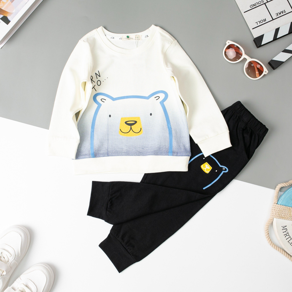 Bộ dài tay thu đông LITIBABY cho bé trai từ 11kg - 25kg . Hàng chính hãng đẹp xuất sắc