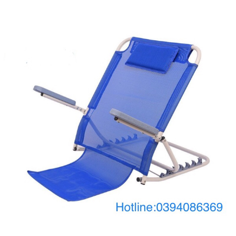 Ghế Tựa Lưng Có Tay Vịn 5 Cấp Độ Ngả Cho Người Già Yếu,Bệnh Nhân...