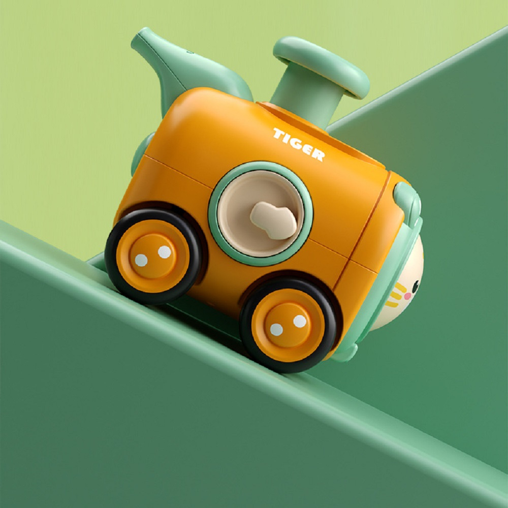 Xe đồ chơi cho bé – Xe đầu tàu có còi dạng đẩy giúp bé phát triển tư duy, trí não