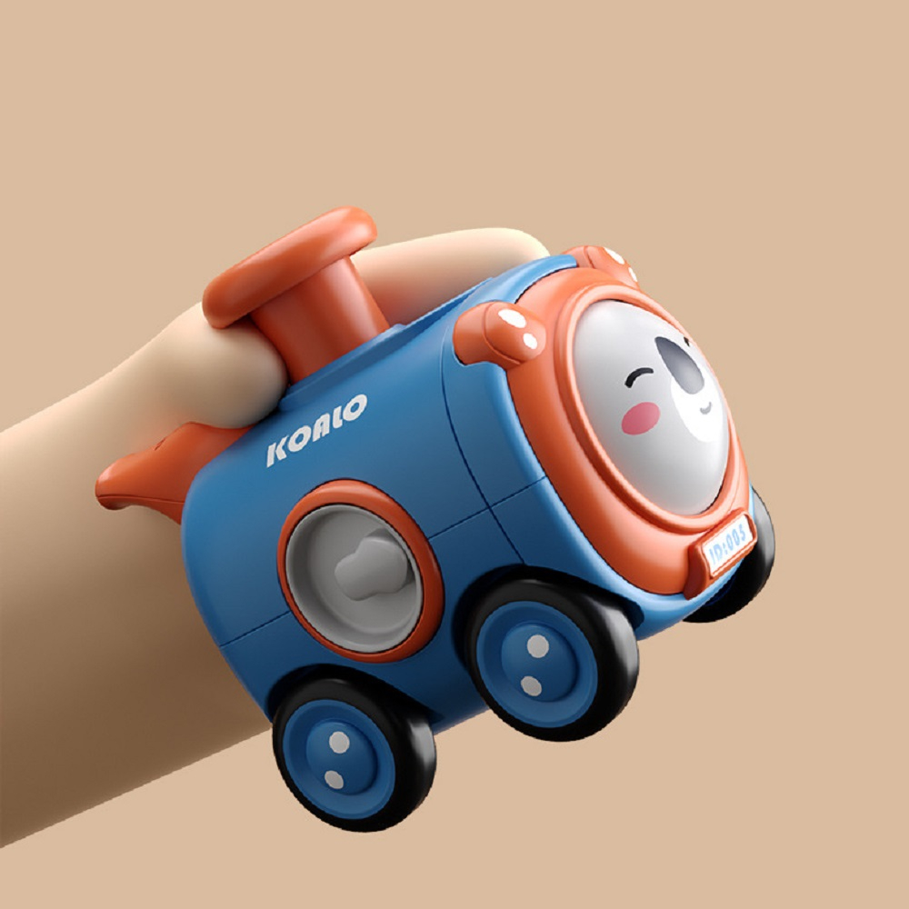 Xe đồ chơi cho bé – Xe đầu tàu có còi dạng đẩy giúp bé phát triển tư duy, trí não