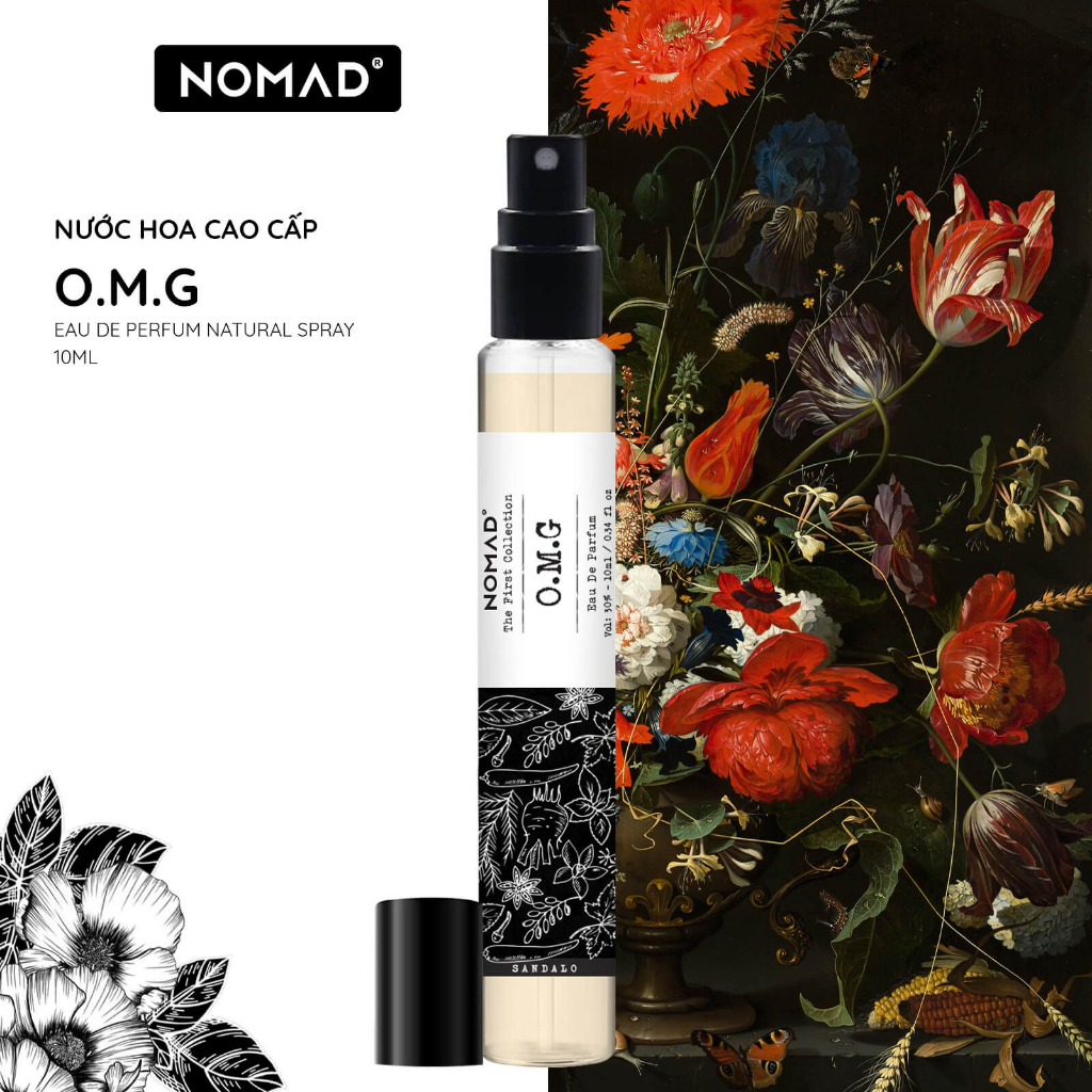 Nước Hoa Unisex Nomad Phong Cách Sang Trọng, Lưu Hương Lâu 6h - O.M.G