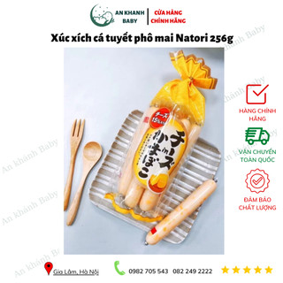 Xúc xích phô mai cá tuyết nhật bản cho bé