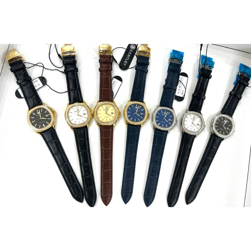 Đồng hồ nam dây da mặt kính chống xước Bentley BL1869 BL1869-101 BL1869-101MKBB