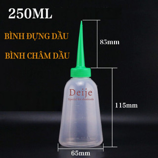 Bình đựng dầu máy may, bình châm dầu dày, 250ml