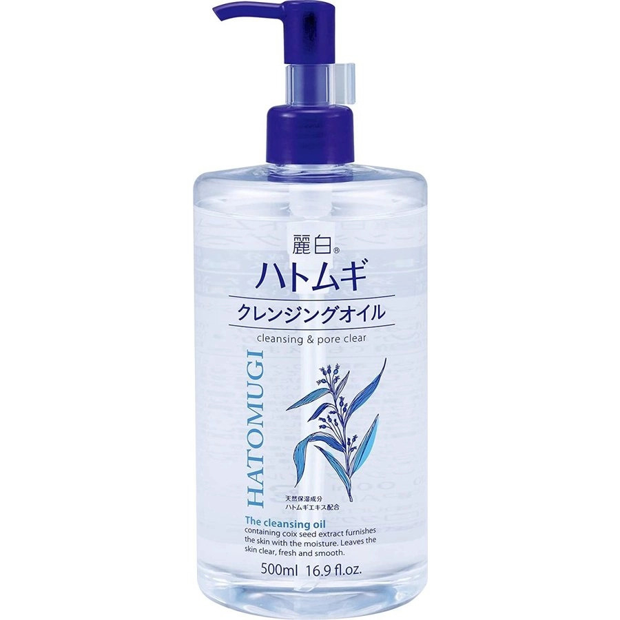 Dầu tẩy trang, nước tẩy trang ý dĩ Hatomugi Nhật Bản 500ml