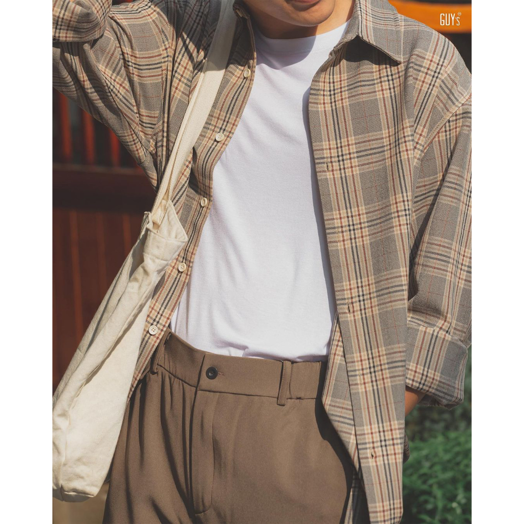 Áo sơ mi Gunther Shirt GUY's Closet, flannel, vintage, thanh lịch