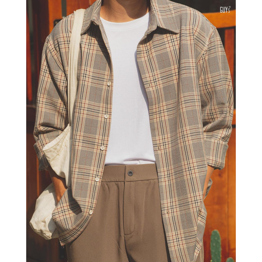 Áo sơ mi Gunther Shirt GUY's Closet, flannel, vintage, thanh lịch