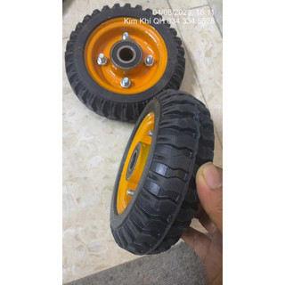 Bánh xe cao su đúc đường kính 16 cm