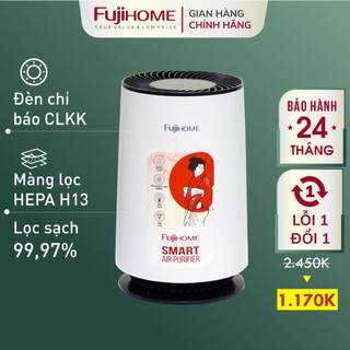 Máy lọc không khí Nhập Khẩu HEPA FUJIHOME bộ lọc bụi mịn PM2.5 - khử mùi - loại bỏ vi khuẩn vi rút air purifier