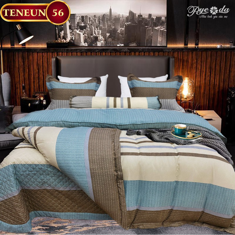 Set Chăn Ga Gối Lụa Chần Bông pyeoda (set 5 món)