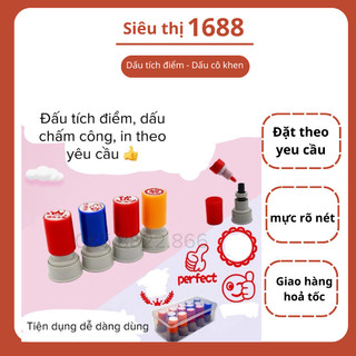 Dấu cô khen | tích điểm | khắc dấu theo yêu cầu