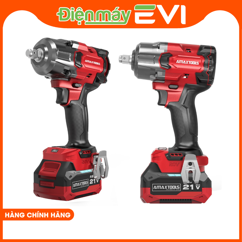 Máy bắn bulong cầm tay pin Amaxtools ABL40012SM động cơ không chổi than