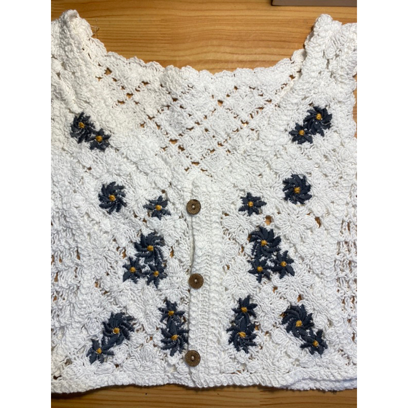 Áo len dệt kim sát nách