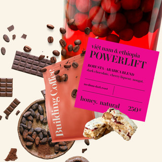 Powerlift blend - cà phê arabica từ ethiopia & robusta từ việt nam - pha phin - building coffee
