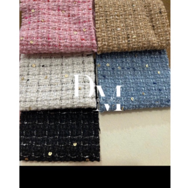 Set dạ tweets chân váy chữ A tiểu thư