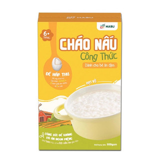 Cháo ăn dặm mabu hạt vỡ số 1 900g - mẫu mới