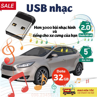 USB NHẠC HÌNH + NHẠC TIẾNG USB Ô TÔ -USB XE HƠI  (FILE MP3+ VIDEO)