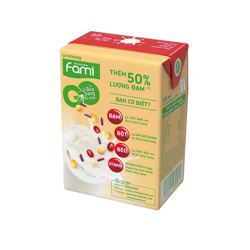 Sữa Đậu Nành Fami đậu đỏ ,sữa đậu nành