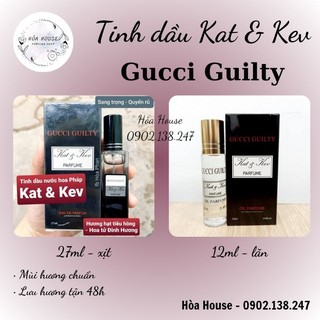 Tinh dầu kat & kev - gucci guilty