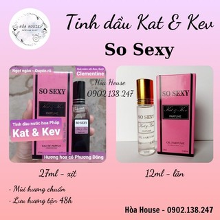 Tinh dầu kat & kev - so sexy