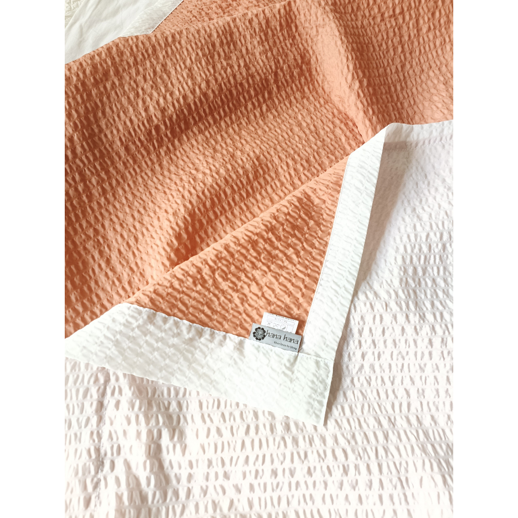 Chăn Hè 2 Lớp Du Lịch HANA HANA Grain Spread Mềm Mại, Thoáng Mát Siêu Nhanh Khô Kích Thước 170x220cm