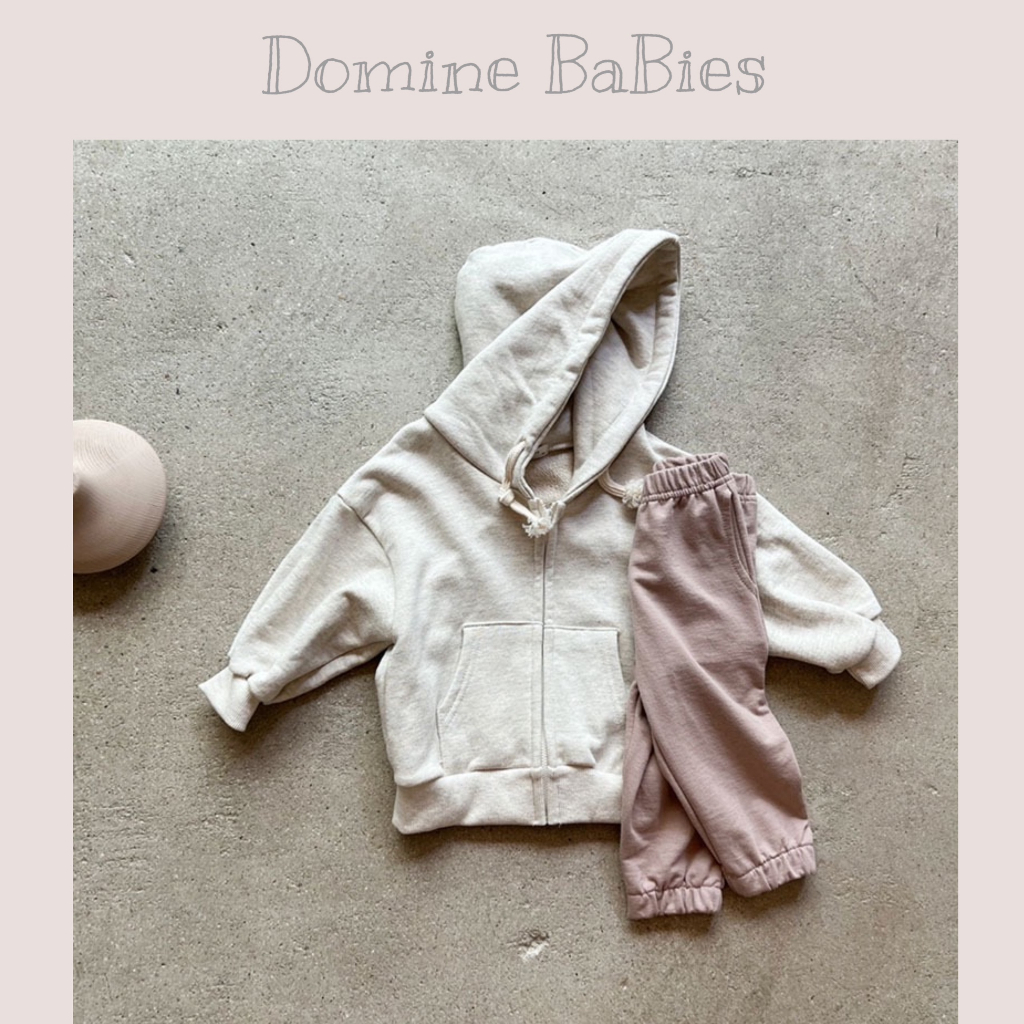 Áo khoác nỉ Hoodie có mũ cho em Bé trai , bé gái dày dặn tông màu trơn dễ thương