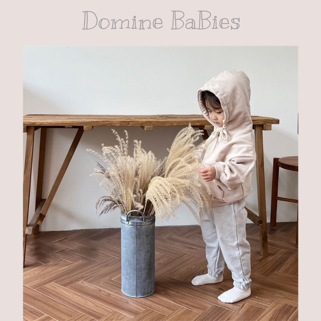 Áo khoác nỉ Hoodie có mũ cho em Bé trai , bé gái dày dặn tông màu trơn dễ thương