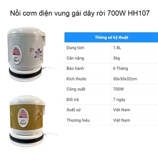 NỒI CƠM ĐIỆN HIỆP HƯNG 1.8 LÍT