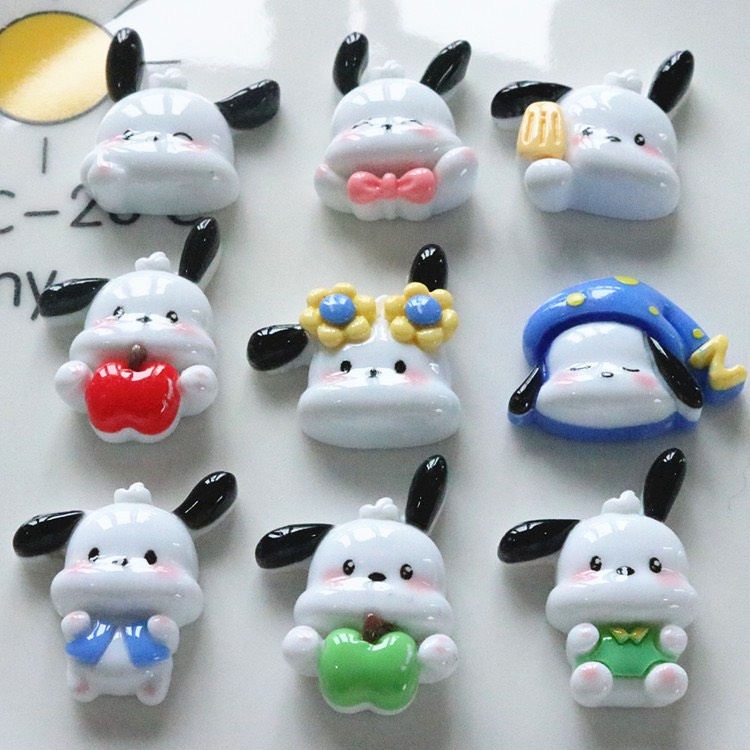 Charm  slime/ Dụng Cụ Charm Trang Trí  Chú Cún Pochacco Đáng Yêu - Giá 1 charm