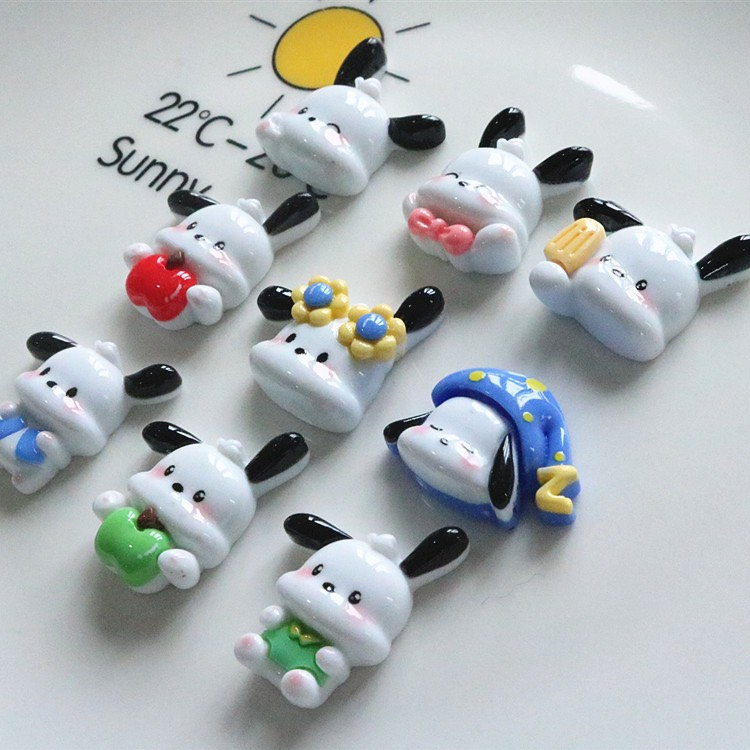 Charm  slime/ Dụng Cụ Charm Trang Trí  Chú Cún Pochacco Đáng Yêu - Giá 1 charm