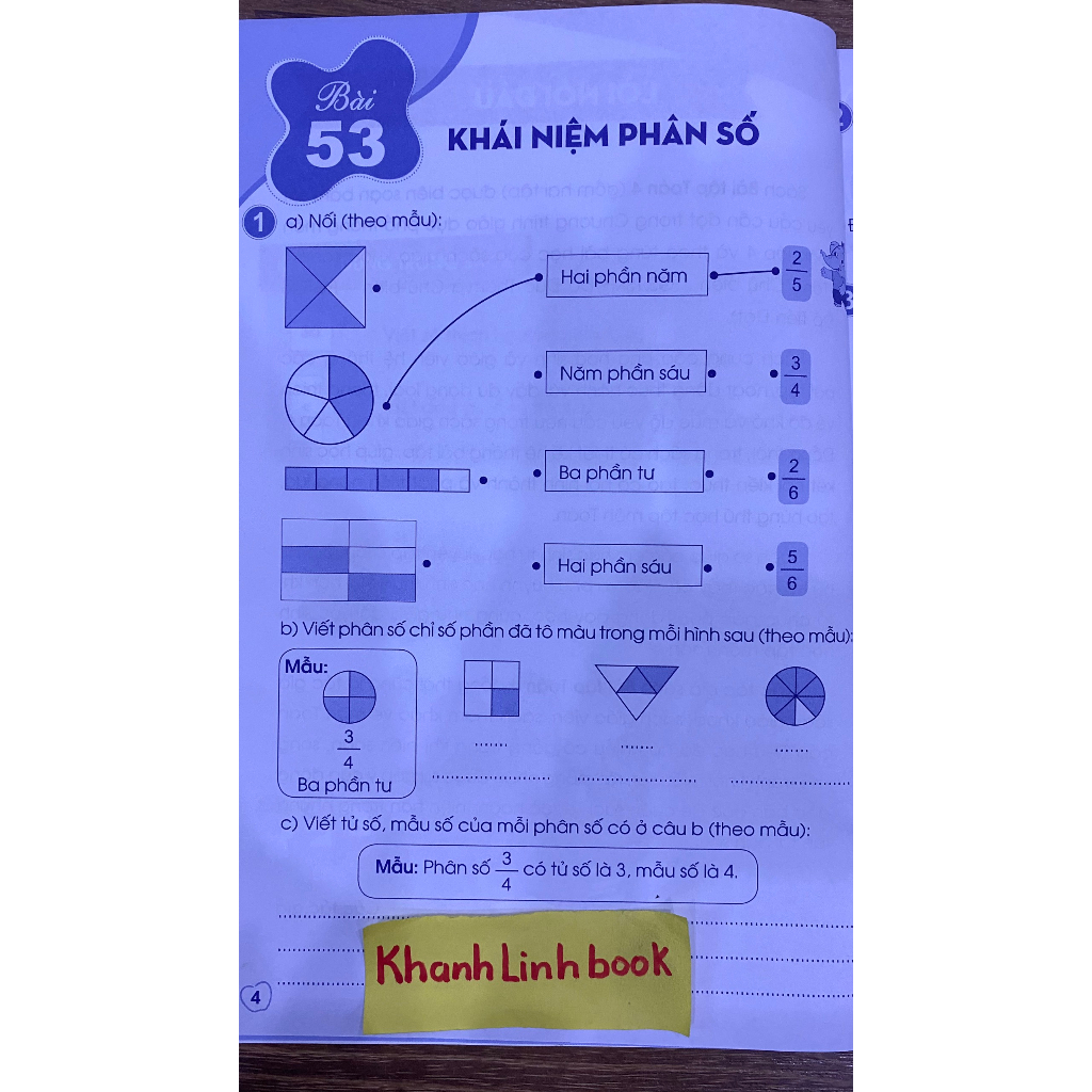 Sách - Bài tập toán 4 - tập 2