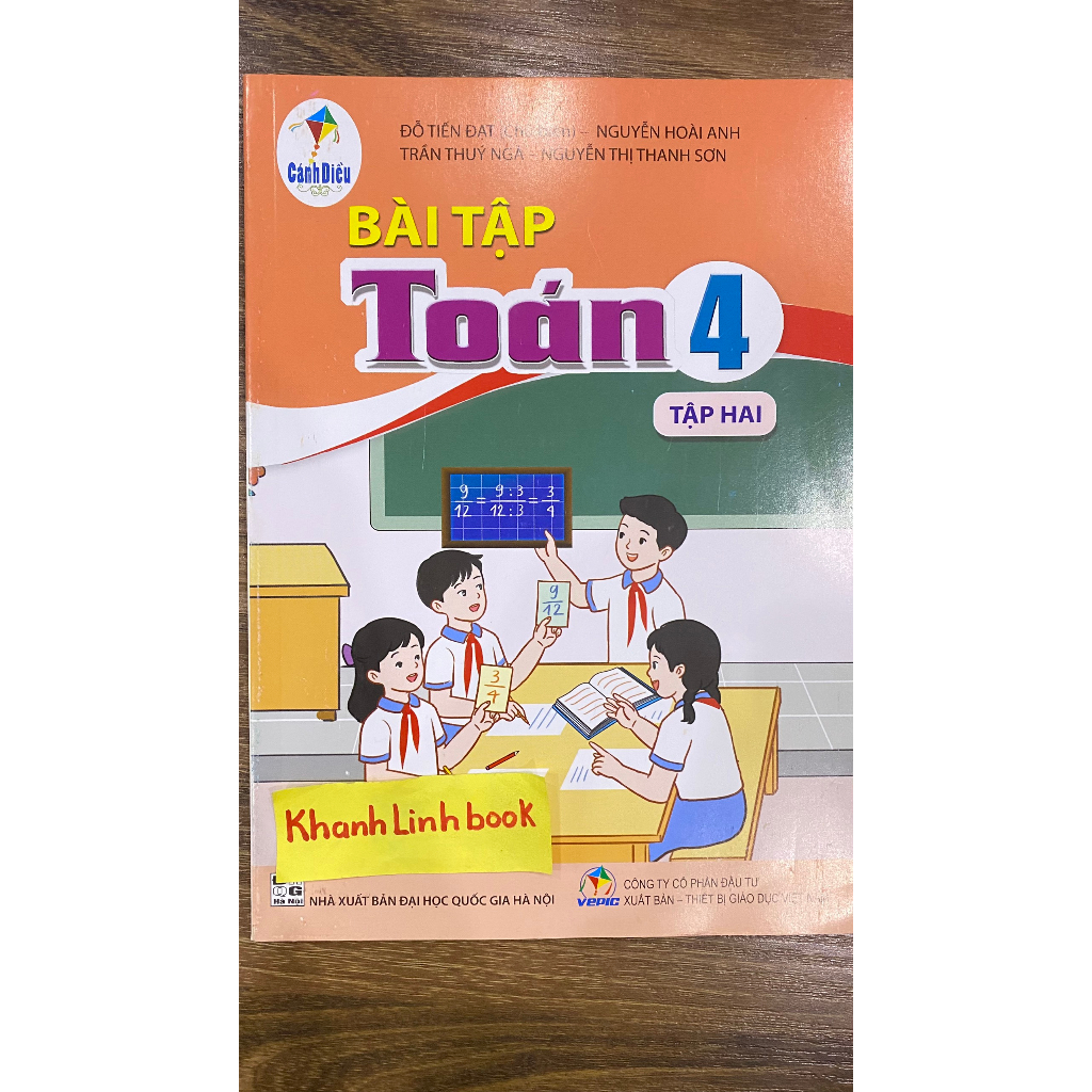 Sách - Bài tập toán 4 - tập 2