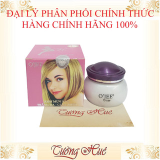 Kem O'JEE Mụn - Nám Trắng Da Giảm Nhờn - Giảm Nhăn - 15g (Hồng nắp tím).