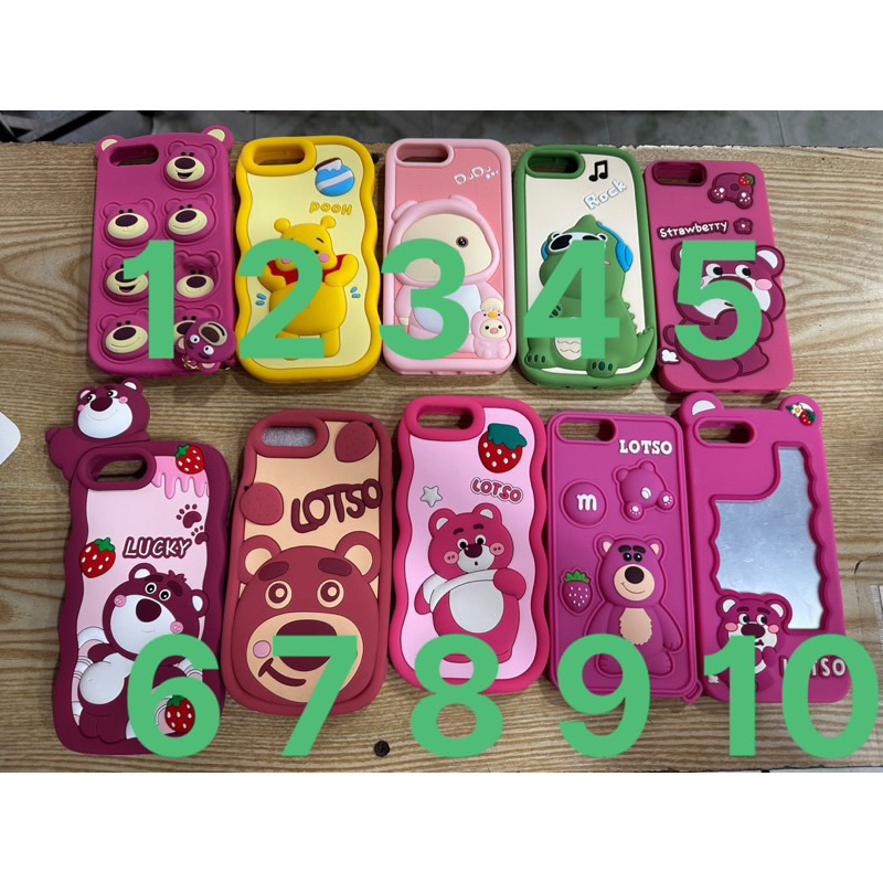 Ốp iPhone 6G/6S ,5G/5S/5se ,7G/8G/se2020 ,6Plus,7Plus/8Plusdẻo hình thú kute