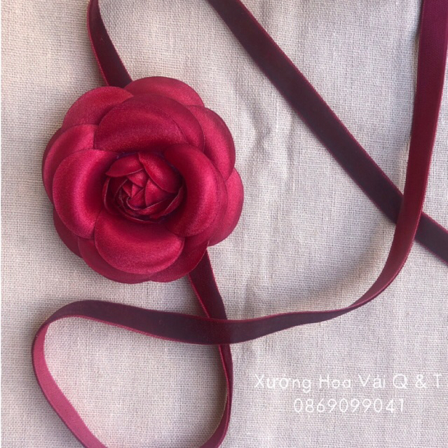 🌸 Choker Hoa Handmade dây dài 1m5🌸