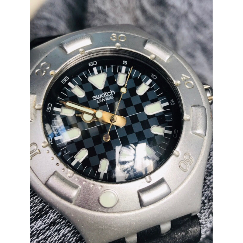 đồng hồ nam swatch mặt to 45mm máy Thuỵ 🇨🇭🇨🇭🇨🇭 dây nhựa