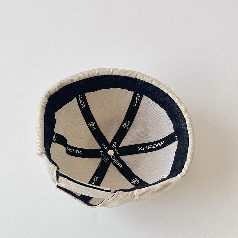 Mũ nón beanie kaki không vành cho bé