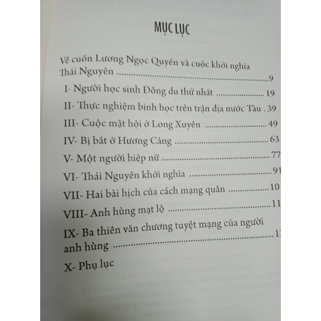 Sách - Lương Ngọc Quyến Và Cuộc Khởi Nghĩa Thái Nguyên 1917